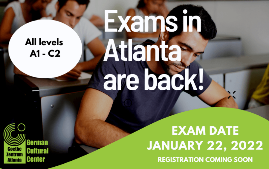 GoetheZentrum Atlanta German Exams January 22 Global Atlanta