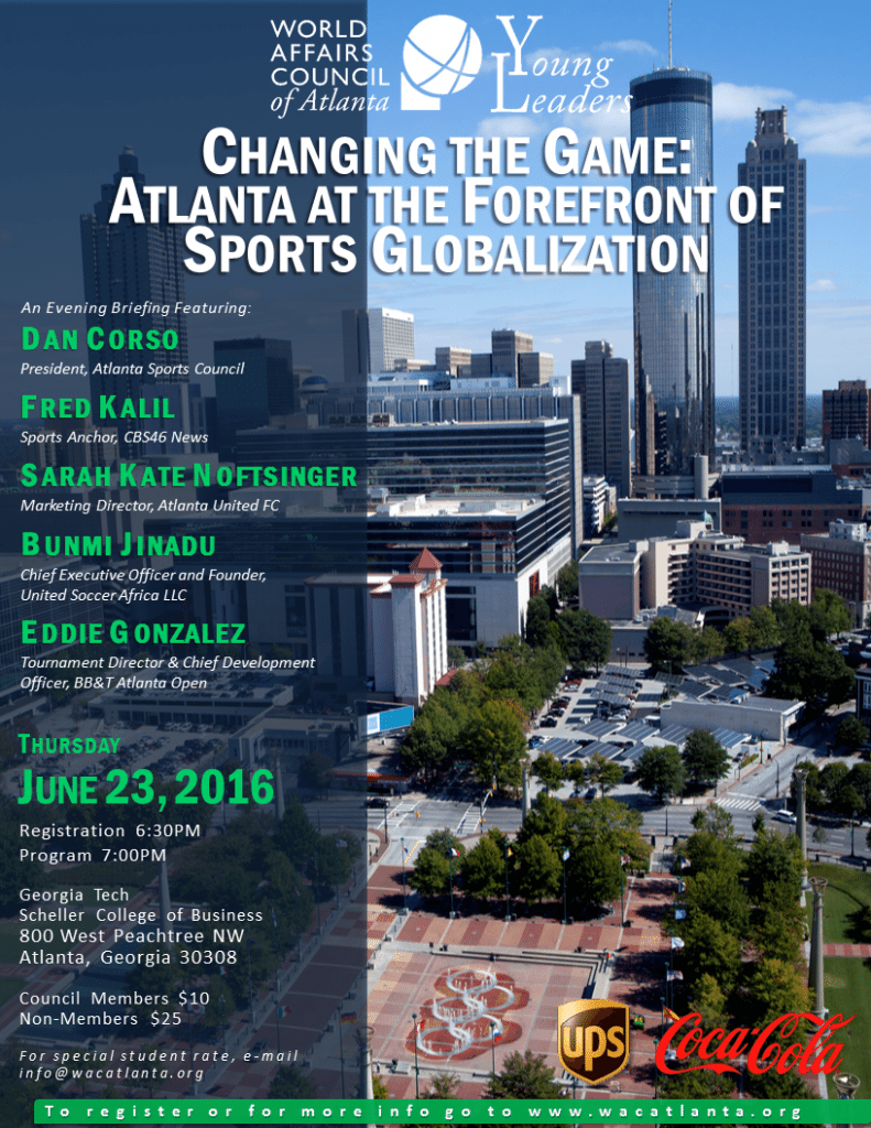 Changing the Game Atlanta at the Forefront of Sports Globalization